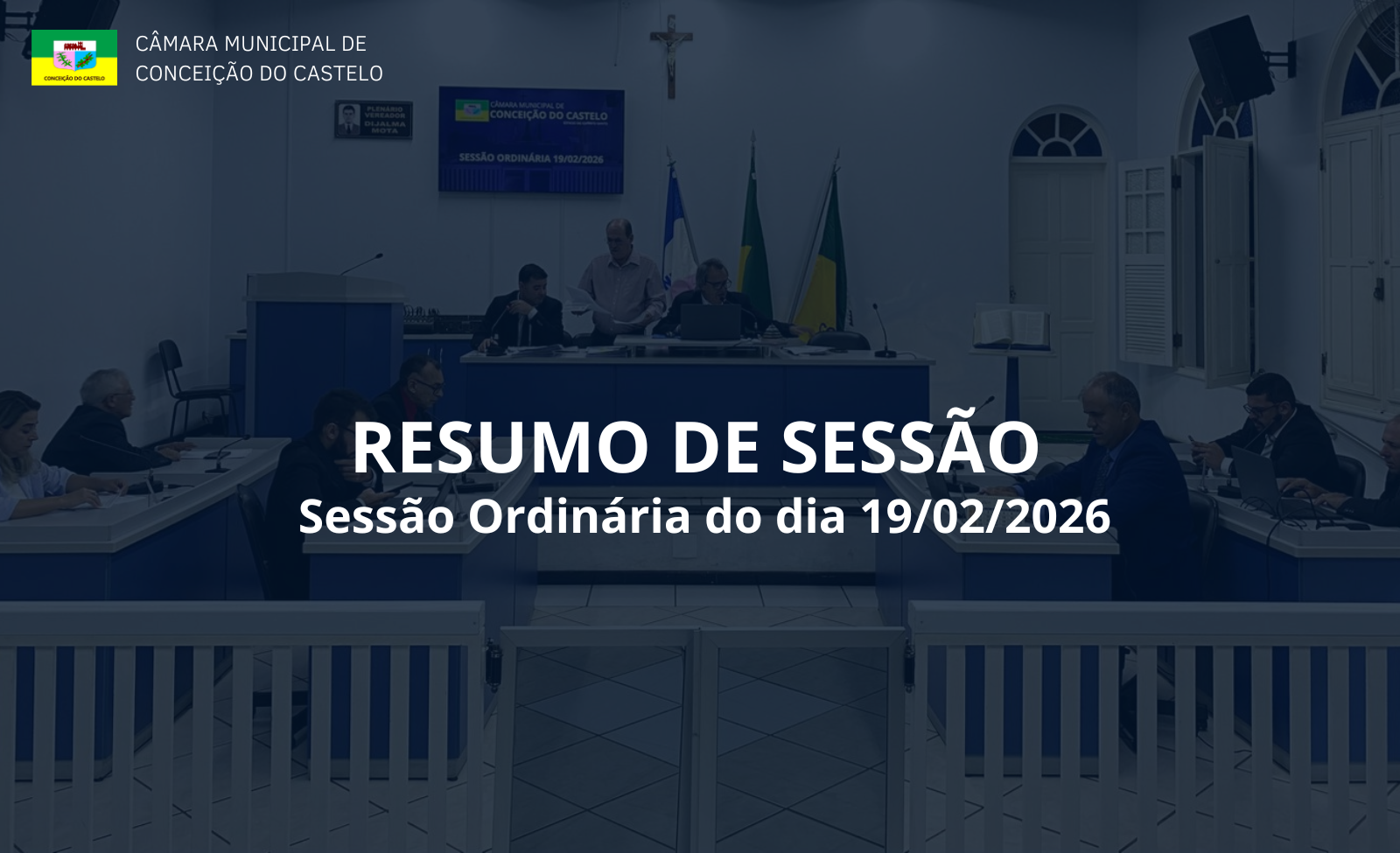 Resumo da 3ª Sessão Ordinária do mês de fevereiro de 2026